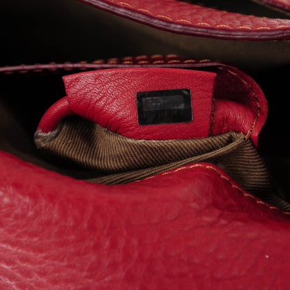 Chloe Calfskin Mini Marcie Round Crossbody Bag Berry Cupcake 8 of 8