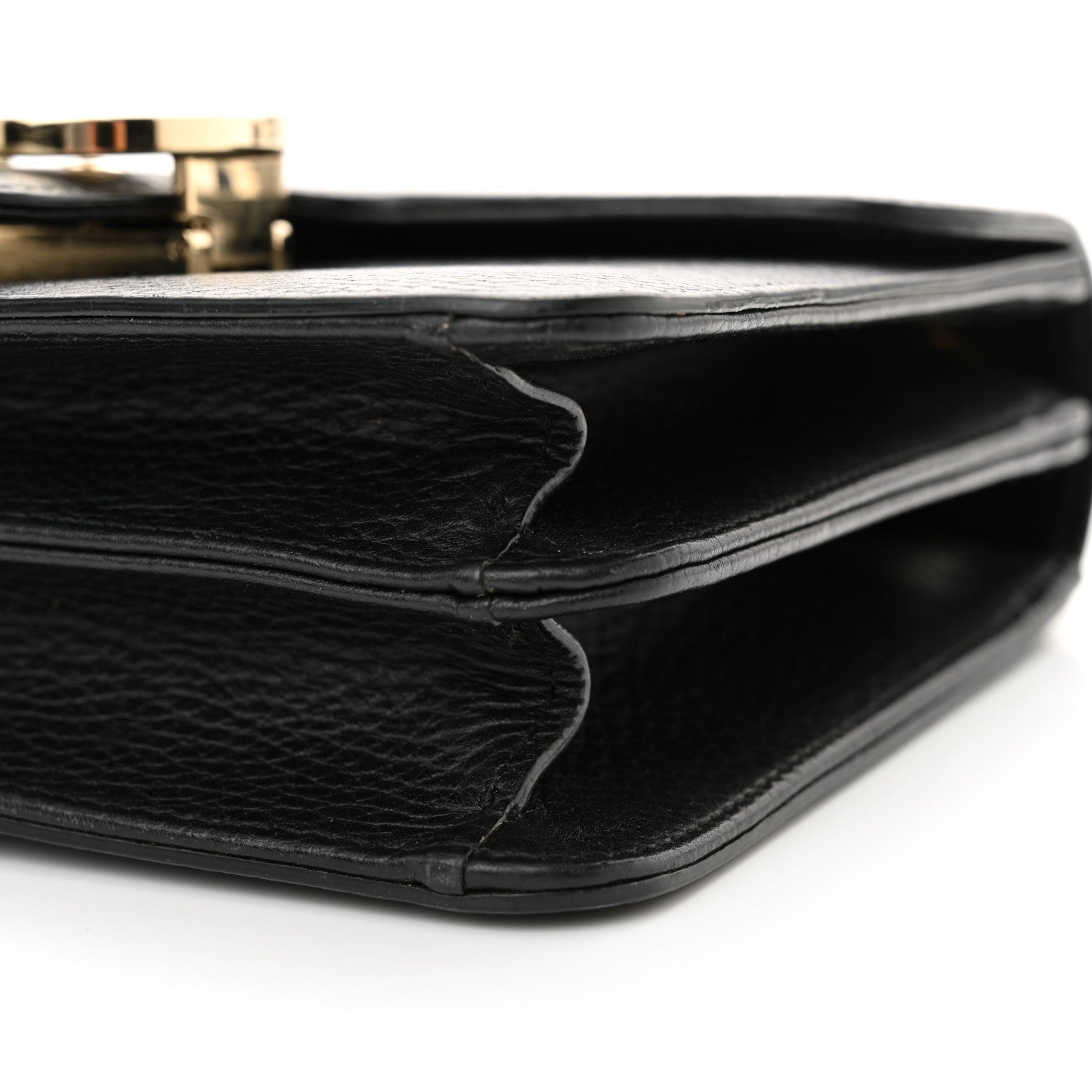 Gucci Dollar Calfskin Small Interlocking G Shoulder Bag Black 10 of 12