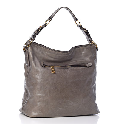 Prada Vitello Shine Hobo Fumo 3 of 11