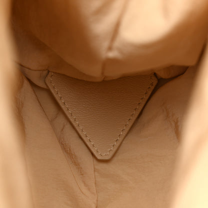 Bottega Veneta Lambskin Knit Large The Point Triangle Bag Porridge 6 of 9