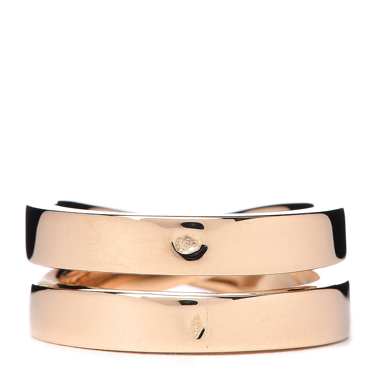 Cartier 18K Yellow Gold 9mm Paris Nouvelle Vague Ring 52 6 4 of 8