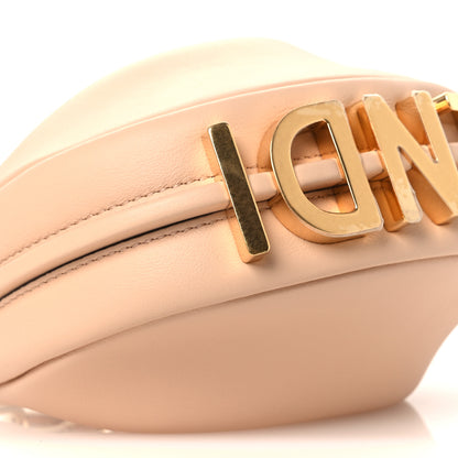 Fendi Vitello Grace Matte Nano Fendigraphy Hobo Charm Light Rose 9 of 11