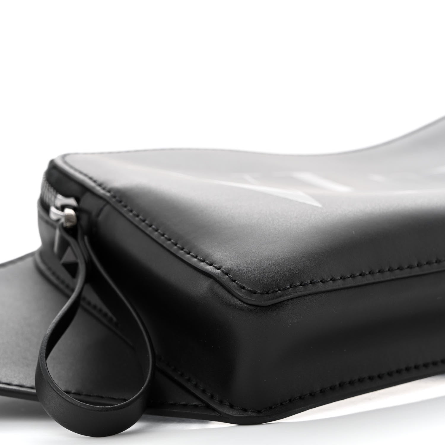 Valentino Garavani Calfskin VLTN Belt Bag Black 8 of 9