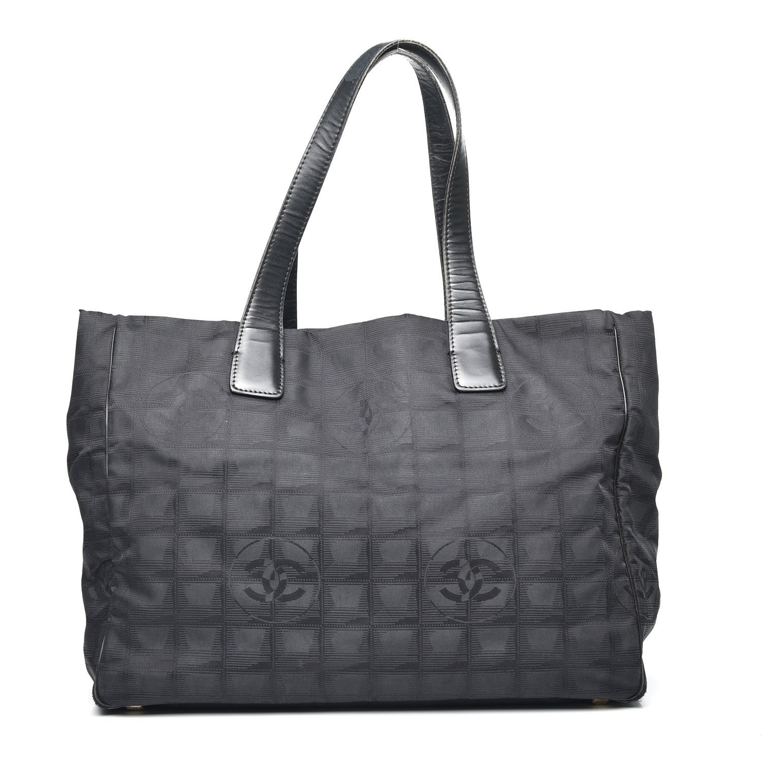 Chanel Nylon Travel Laptop Tote Black 1 of 10