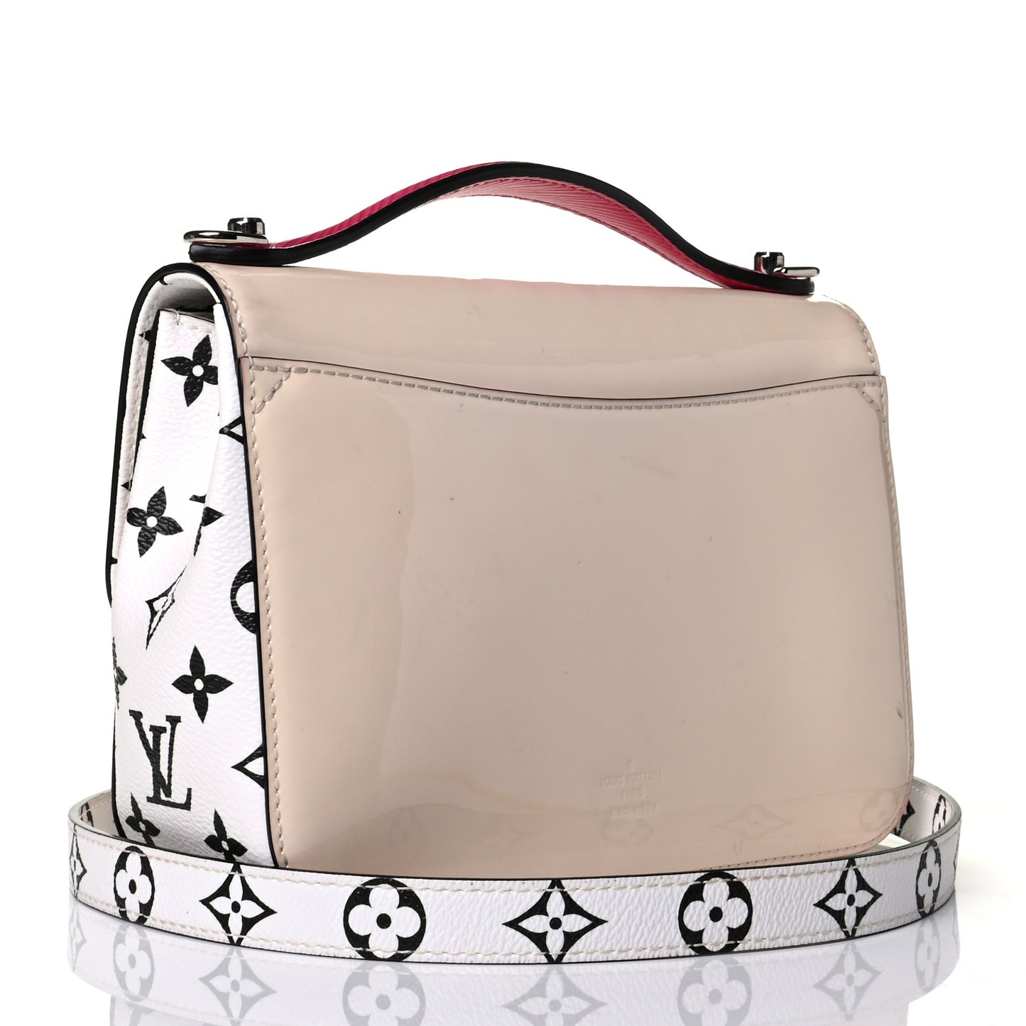Patent Calfskin Monogram Cherrywood BB Creme