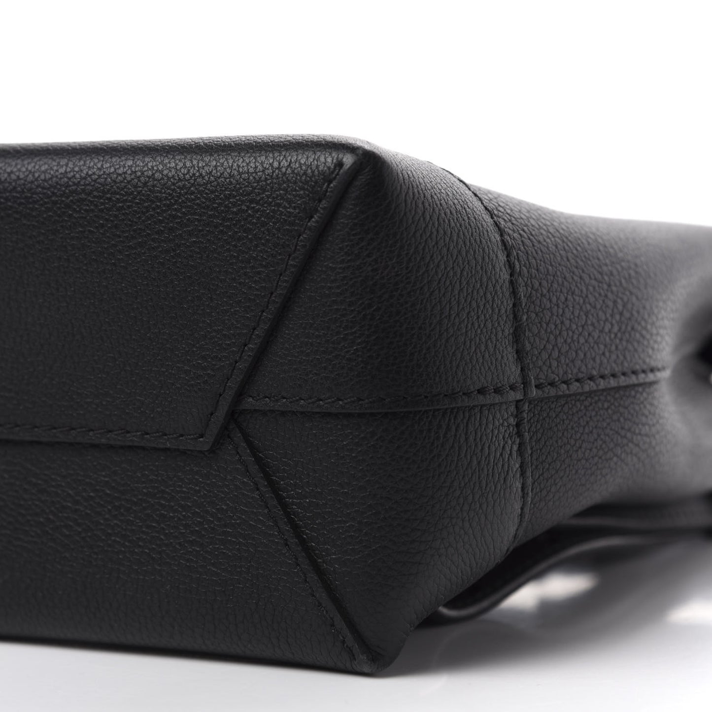 Calfskin Lockme Mini Backpack Black