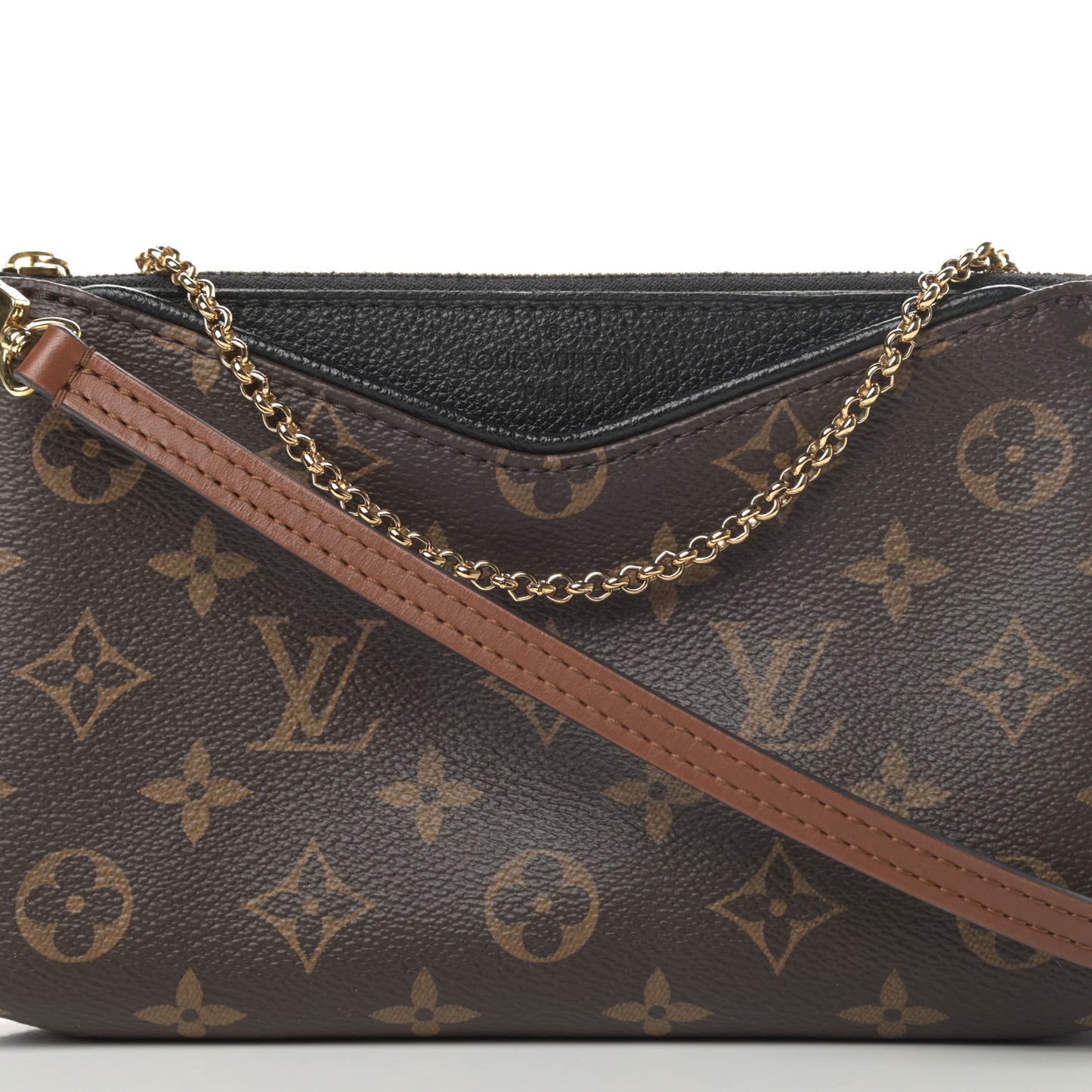 Monogram Pallas Clutch Black
