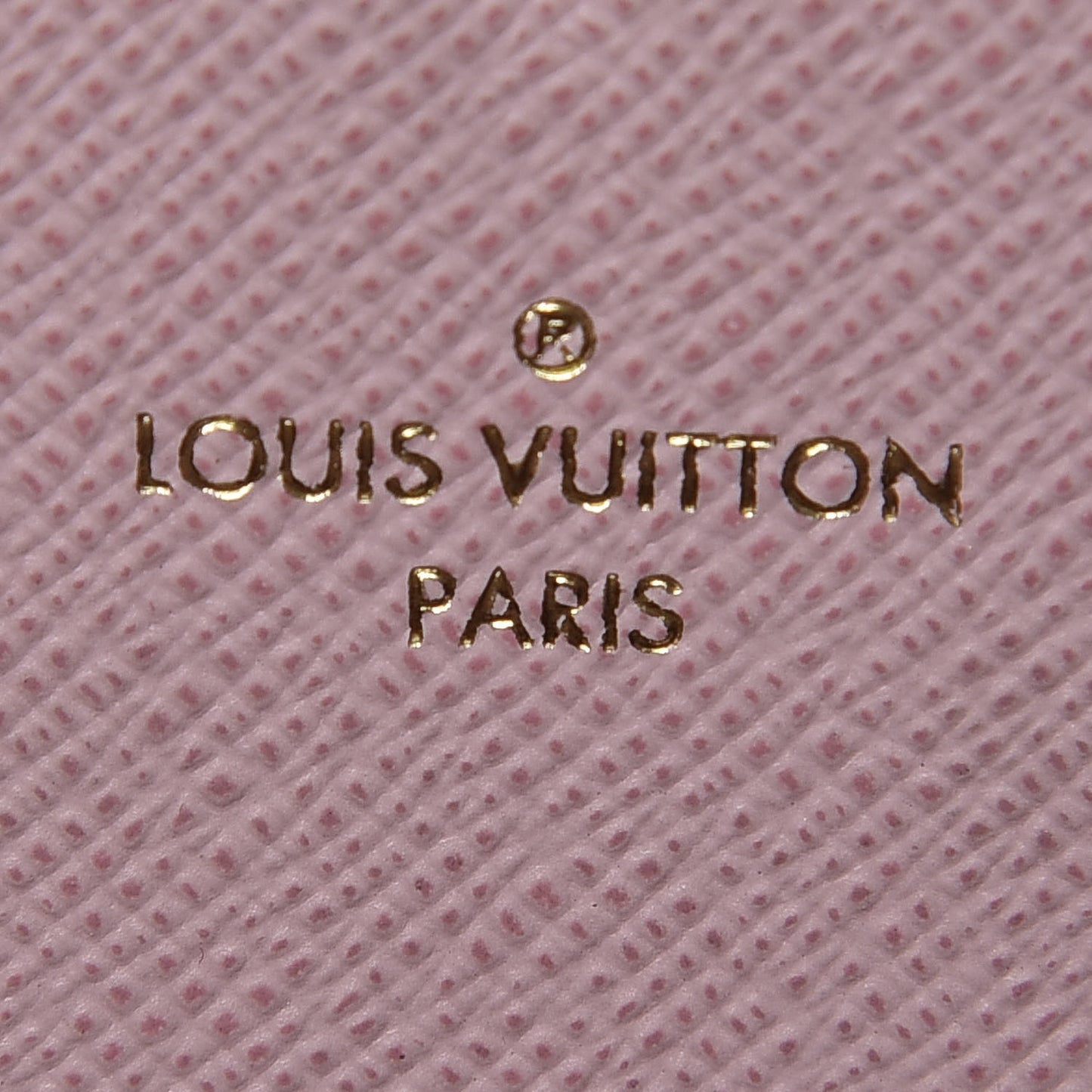 Damier Ebene Clemence Wallet Rose Ballerine