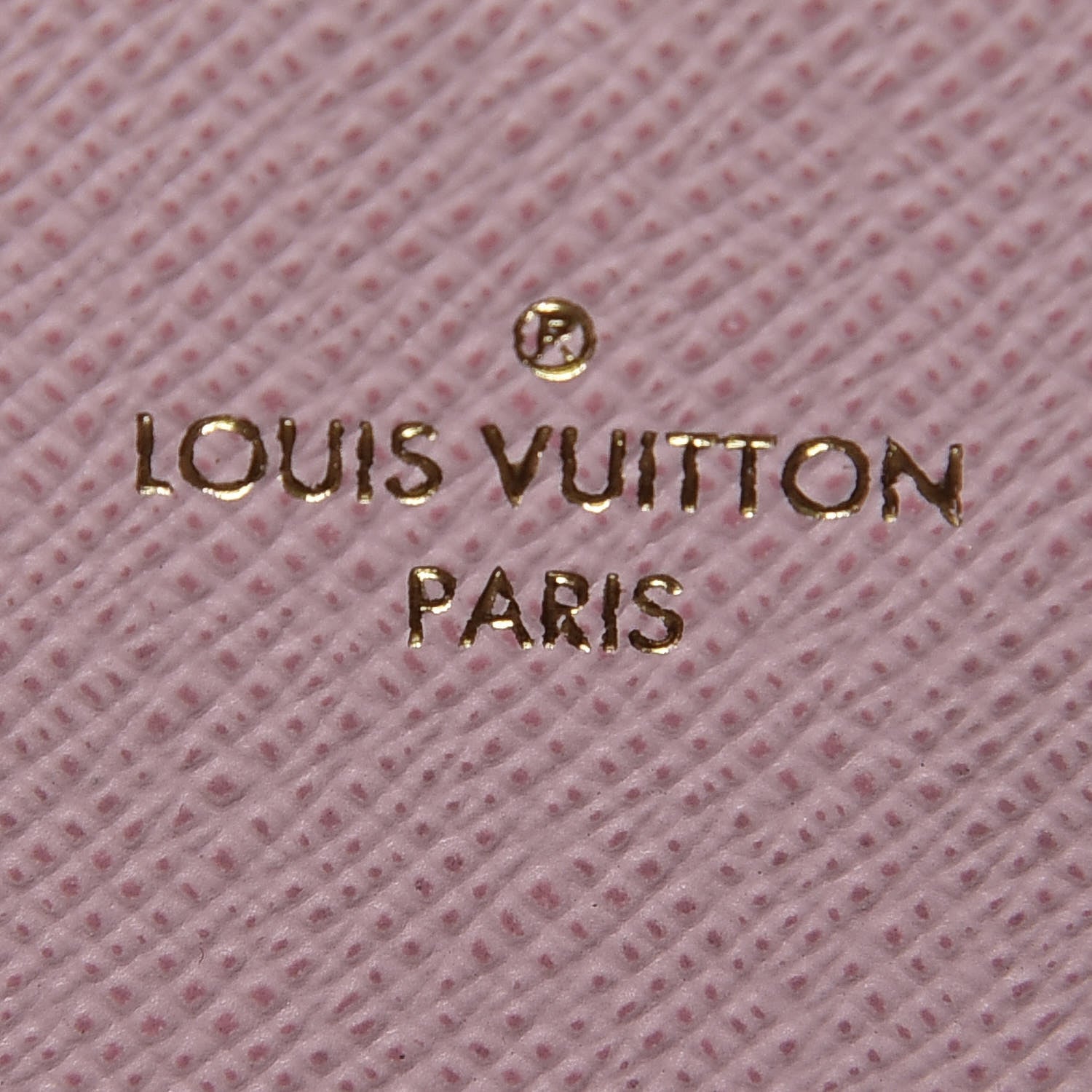 Louis Vuitton Damier Ebene Clemence Wallet Rose Ballerine 8 of 9