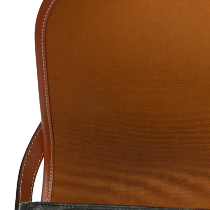 Celine Triomphe Canvas Medium Folco Bag Tan 10 of 13