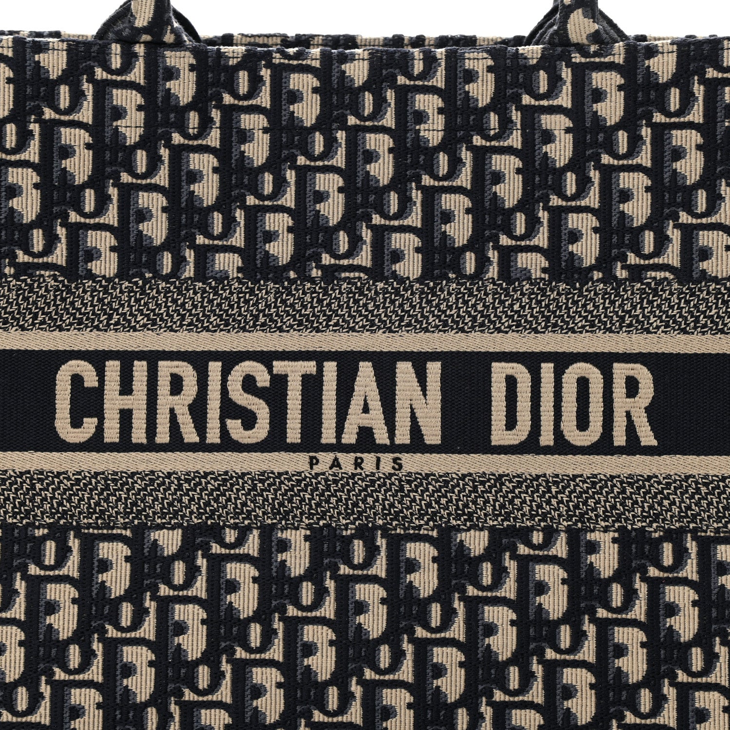 Christian Dior Oblique Medium Book Tote Blue Multicolor 8 of 10