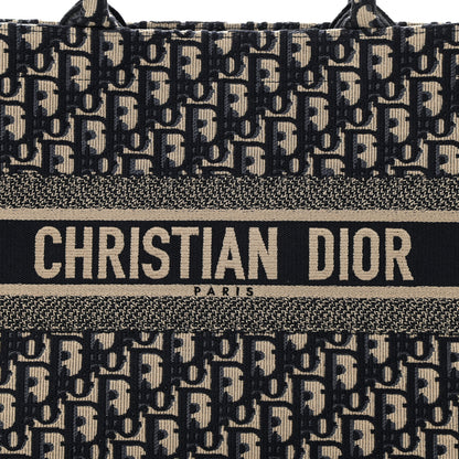Christian Dior Oblique Medium Book Tote Blue Multicolor 8 of 10