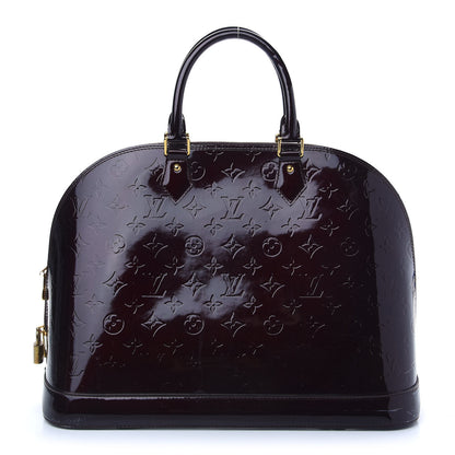 Louis Vuitton Vernis Alma GM Amarante 1 of 8