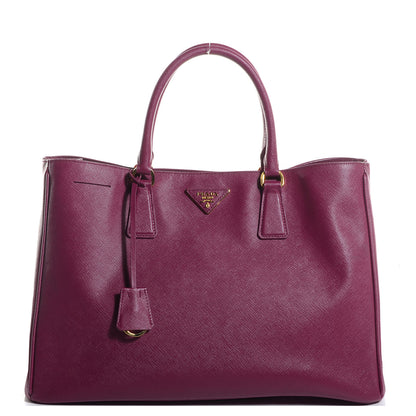 Prada Saffiano Lux Large Tote Ametista 1 of 12