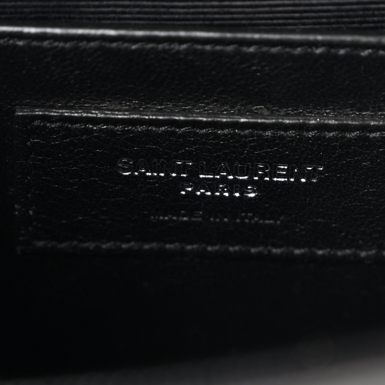 Saint Laurent Grain De Poudre Small Classic Monogram Kate Satchel Black 6 of 11