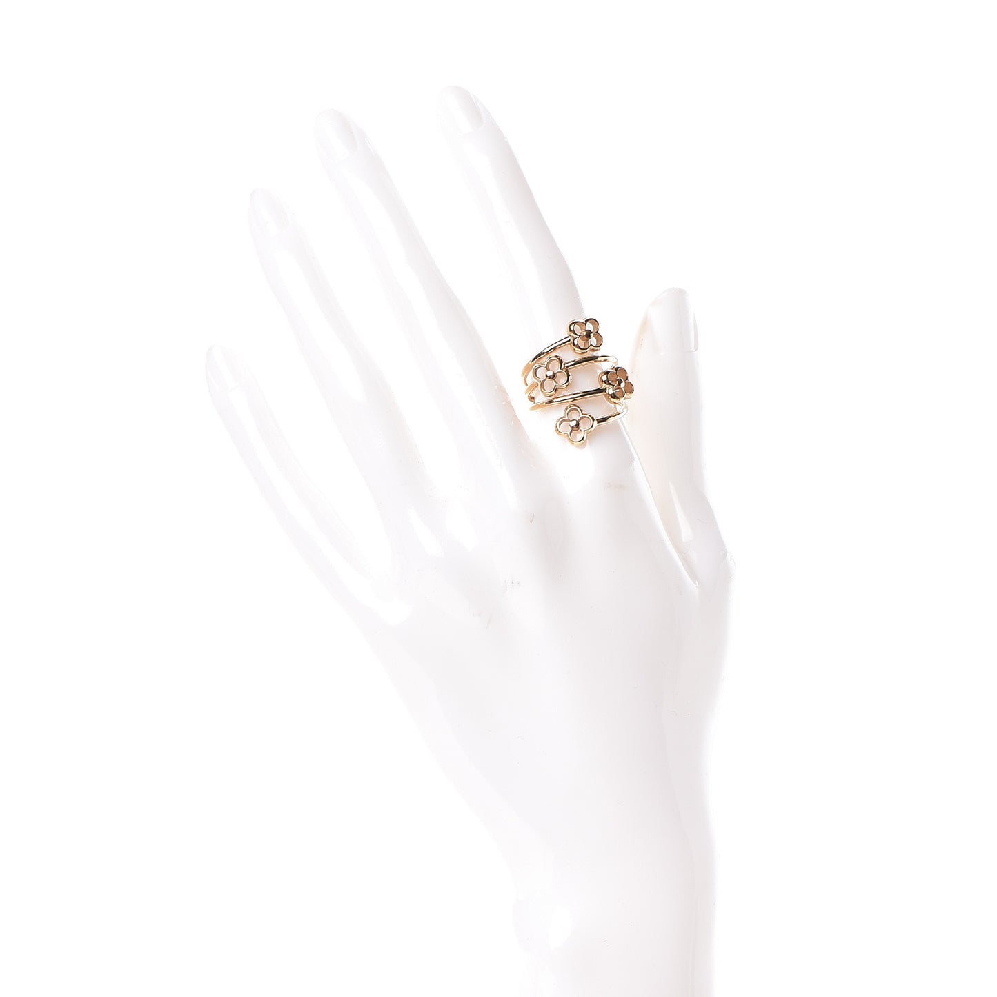 Flower Full Ring M Gold