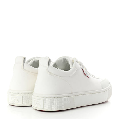 Christian Louboutin Canvas Simplerui Flat Sneakers 38.5 White 4 of 7