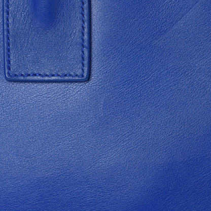 Saint Laurent Calfskin Small Sac De Jour Blue Majorelle 19 of 19