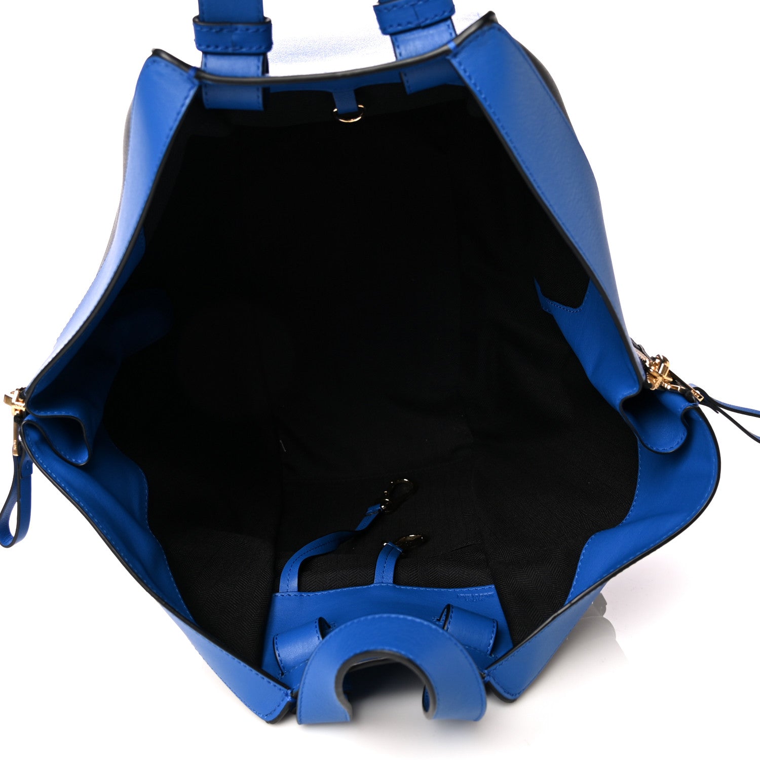 Loewe Calfskin Medium Hammock Shoulder Bag Electric Blue Black 5 of 15