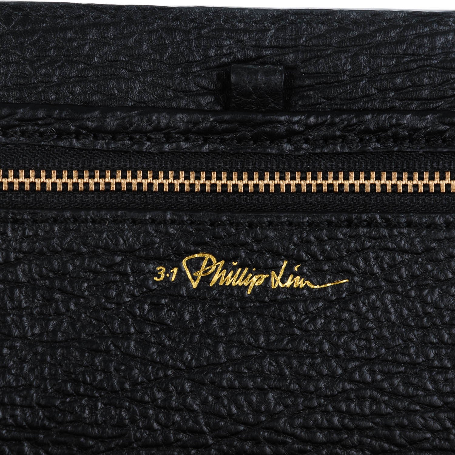 3.1 Phillip Lim 3.1 Textured Calfskin Large Pashli Satchel Black 6 of 8