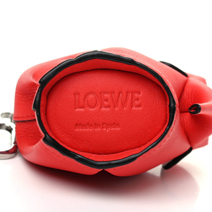 Loewe Calfskin Elephant Coin Purse Bag Charm Key Holder Red 3 of 7