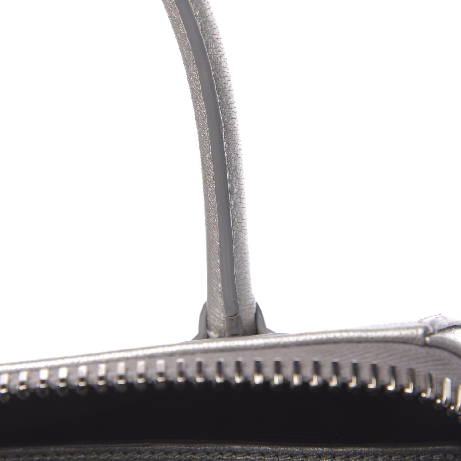 Givenchy Metallic Sugar Goatskin Mini Antigona Silver 21 of 27