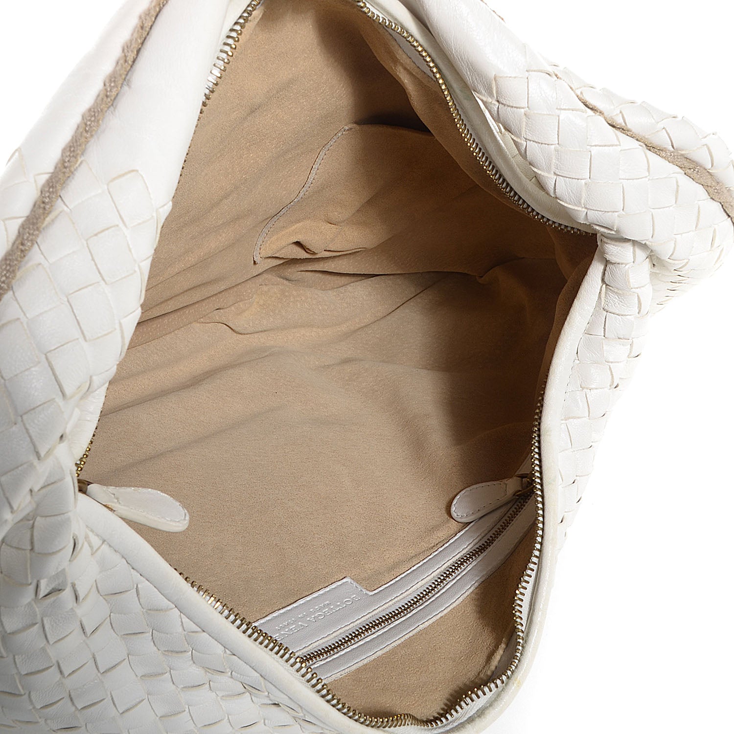 Bottega Veneta Nappa Intrecciato Flower Medium Veneta Hobo White 5 of 8