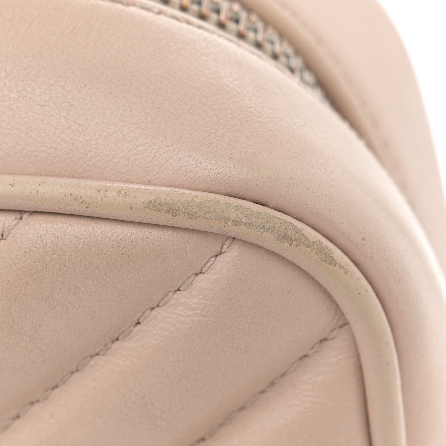 Saint Laurent Calfskin Matelasse Monogram Lou Camera Bag Marble Pink 13 of 18