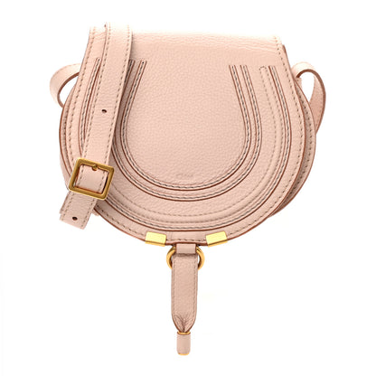 Chloe Calfskin Mini Marcie Round Crossbody Bag Blush Nude 1 of 11