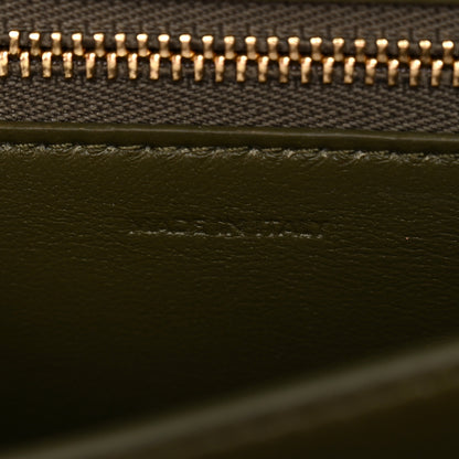 Celine Box Calfskin Small Classic Box Flap Bag Army Green 6 of 10