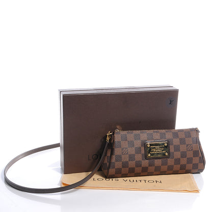 Louis Vuitton Damier Ebene Eva Clutch 5 of 9