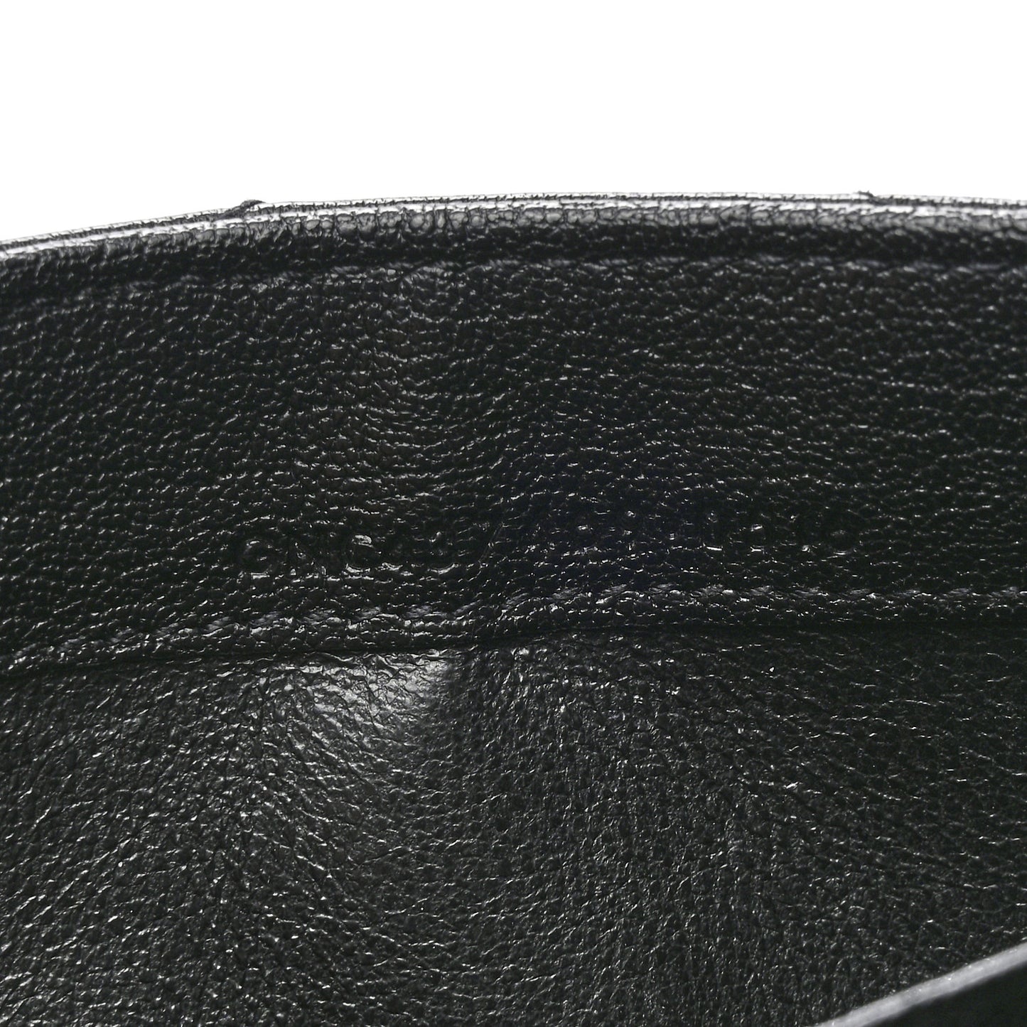 Lambskin Mixed Matelasse Quilted Large Monogram Envelope Wallet Black