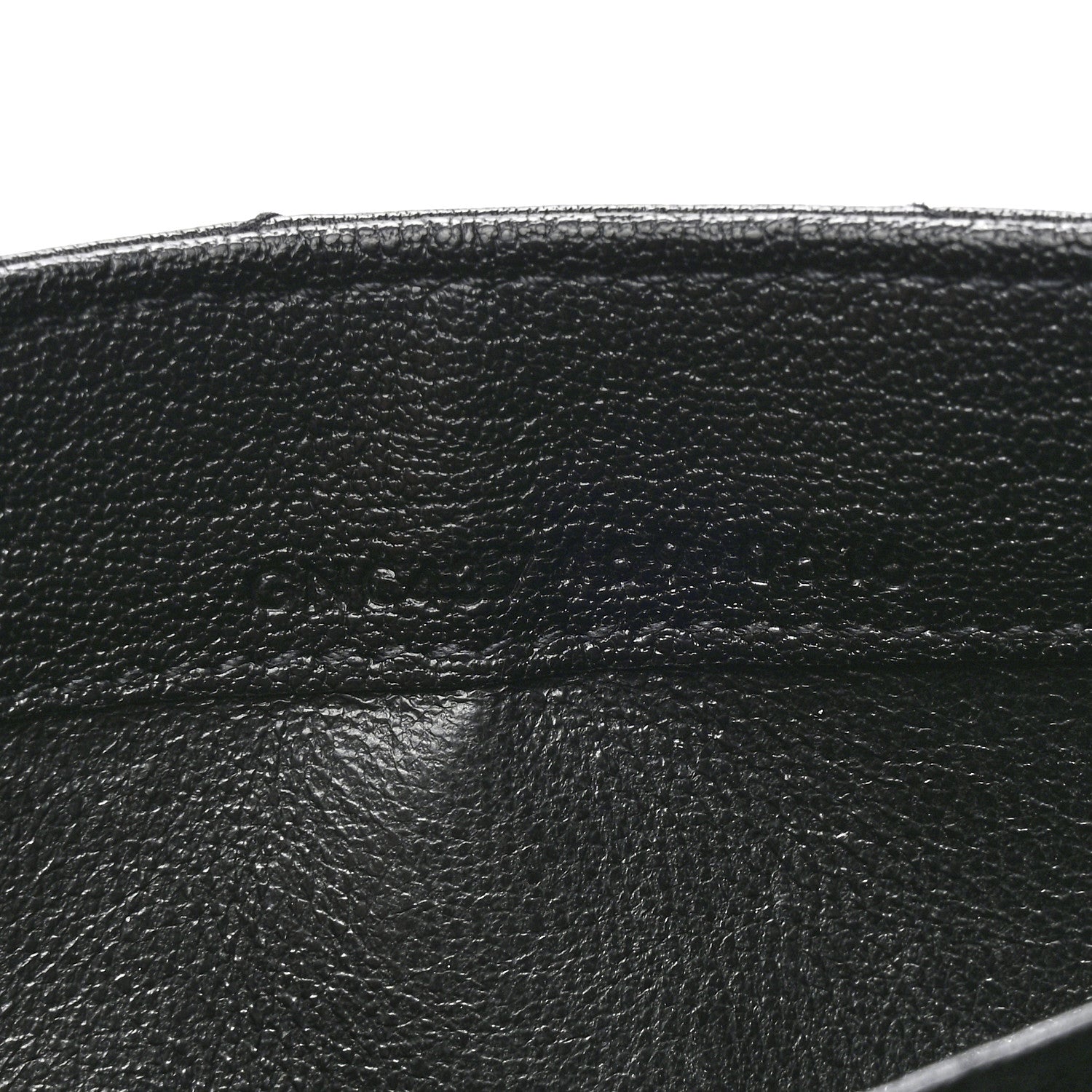 Saint Laurent Lambskin Mixed Matelasse Quilted Large Monogram Envelope Wallet Black 7 of 7