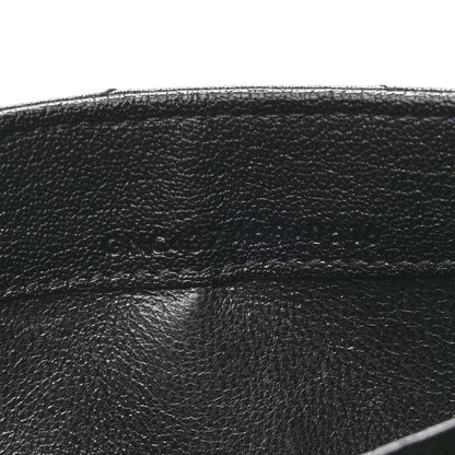 Saint Laurent Lambskin Mixed Matelasse Quilted Large Monogram Envelope Wallet Black 7 of 7