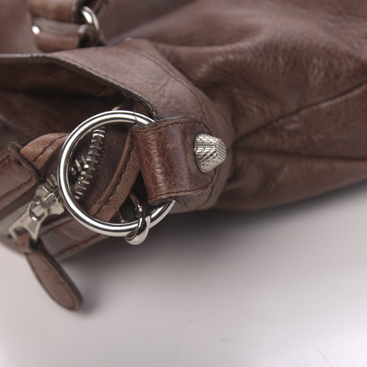 Agneau Giant 12 Silver Hardware Town Castagna