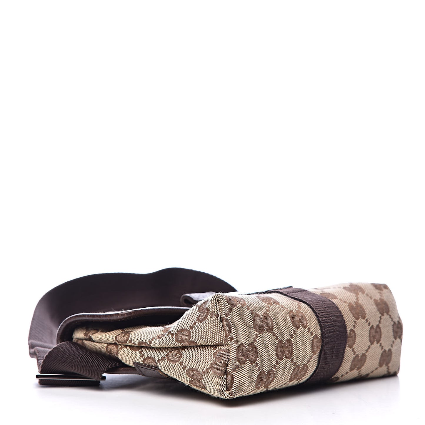 Monogram Waist Pouch Bag Dark Brown