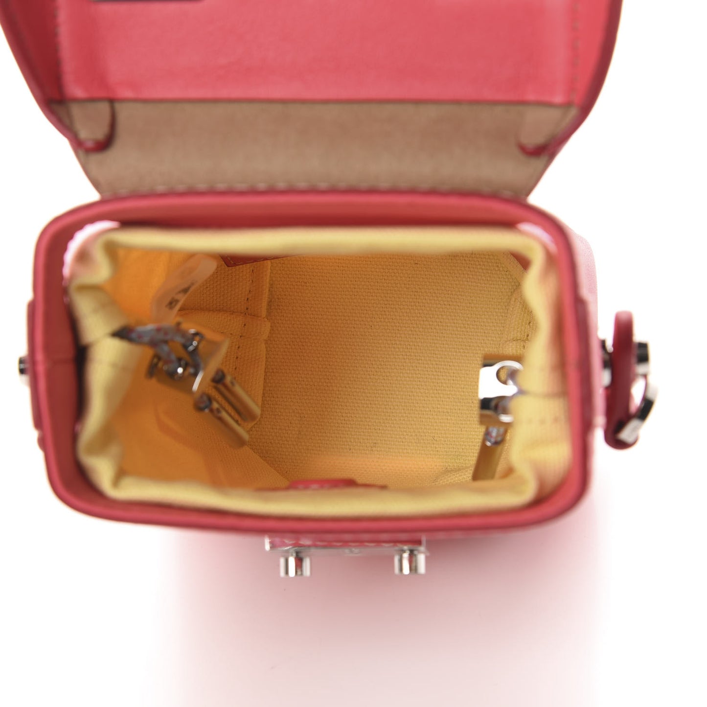 Transparent Mini Berlin Crossbody Teaberry