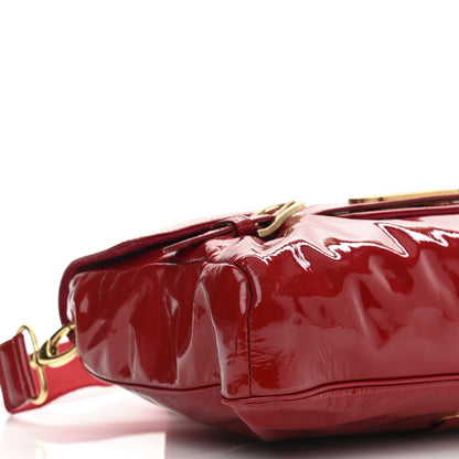 Jimmy Choo Patent Calfskin Tulita Shoulder Bag Red 8 of 10