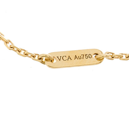 Van Cleef & Arpels 18K Yellow Gold Mother of Pearl Sweet Alhambra Bracelet 3 of 5