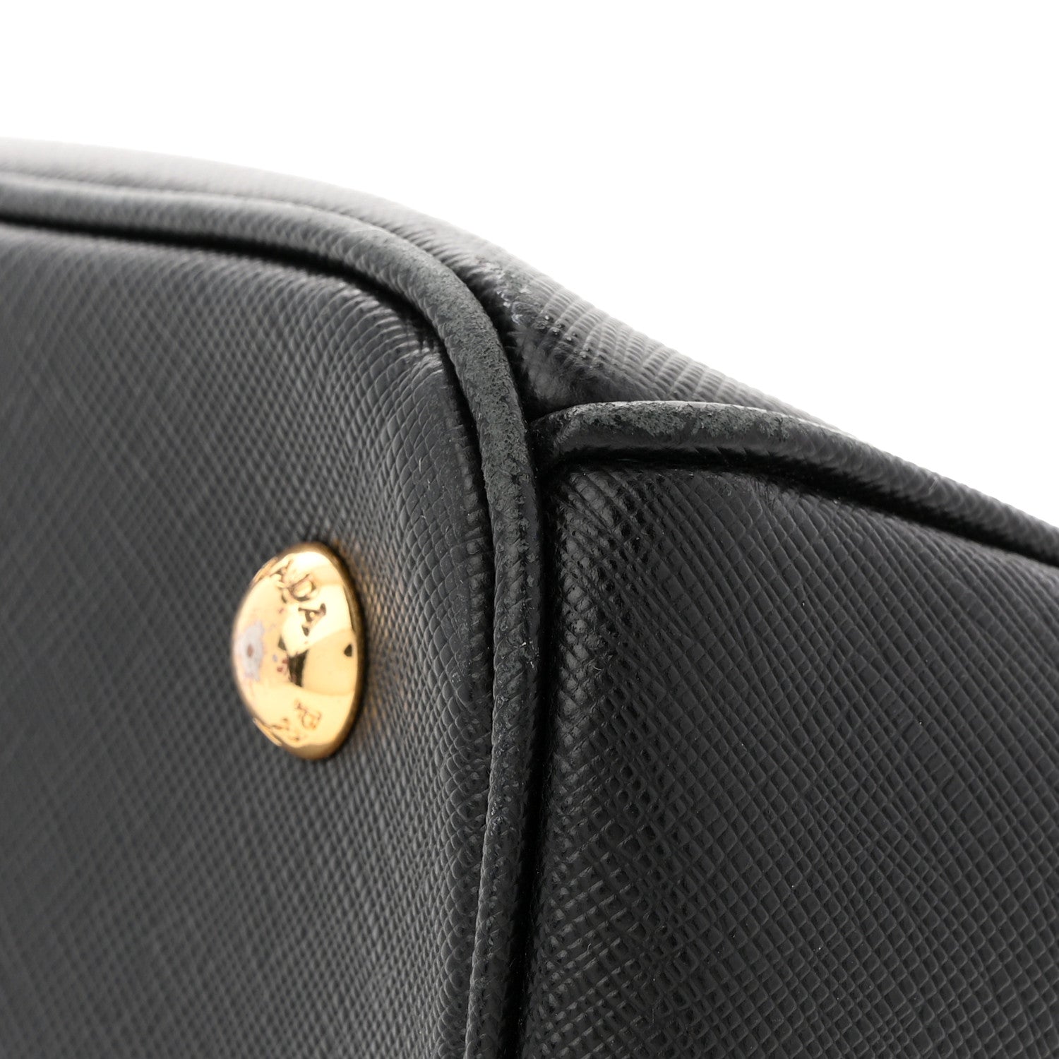 Prada Saffiano Medium Galleria Double Zip Tote Black 13 of 14