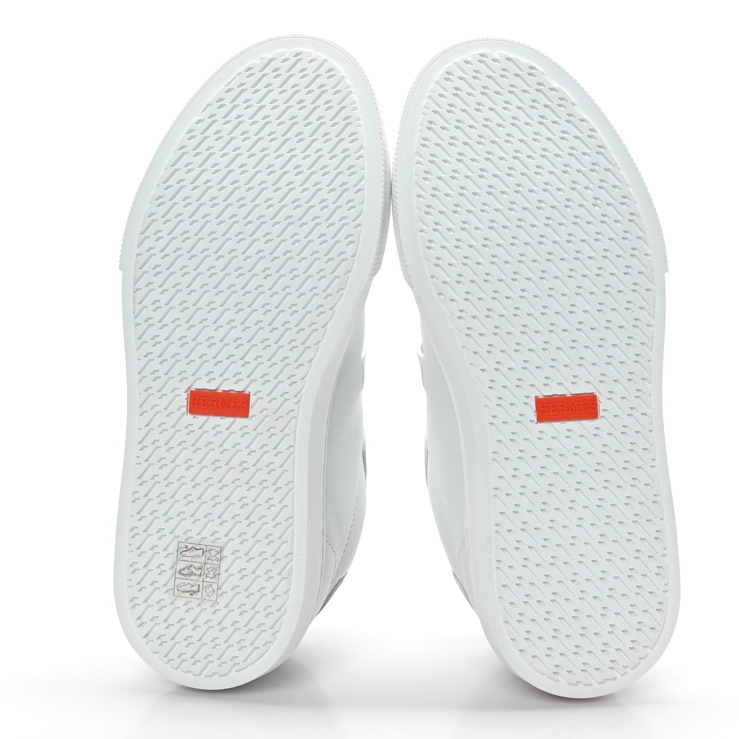 Hermes Calfskin Day Sneakers 37.5 White 6 of 8