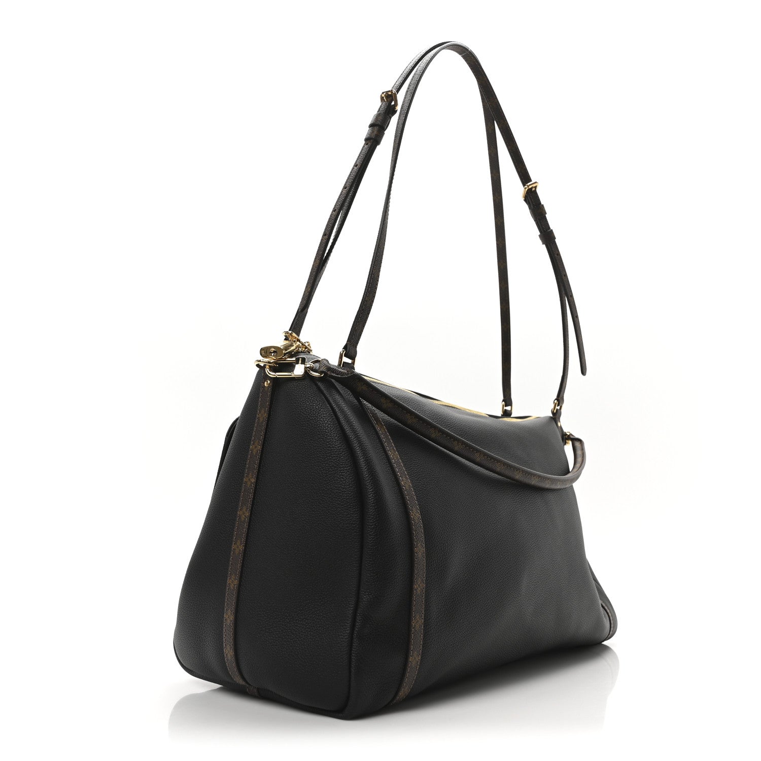 Louis Vuitton Grained Calfskin Monogram Express Travel Black 3 of 9