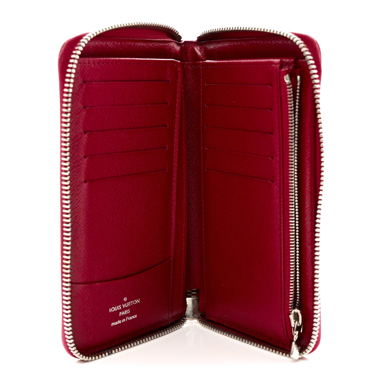 LOUIS VUITTON Epi Zippy Wallet Fuchsia