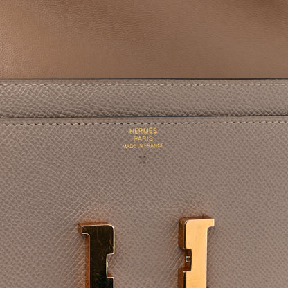 Hermes Epsom Constance Long Wallet Gris Asphalte 7 of 11
