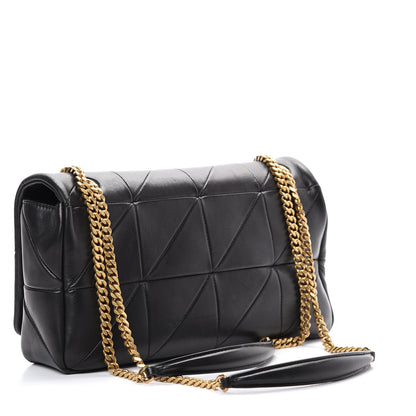 Saint Laurent Lambskin Patchwork Monogram Medium Jamie Black 2 of 11