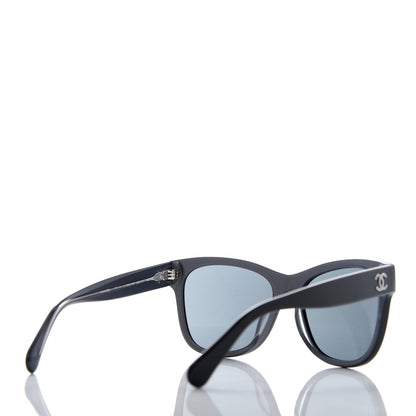 Chanel Acetate Square CC Sunglasses 5380 Black 4 of 7