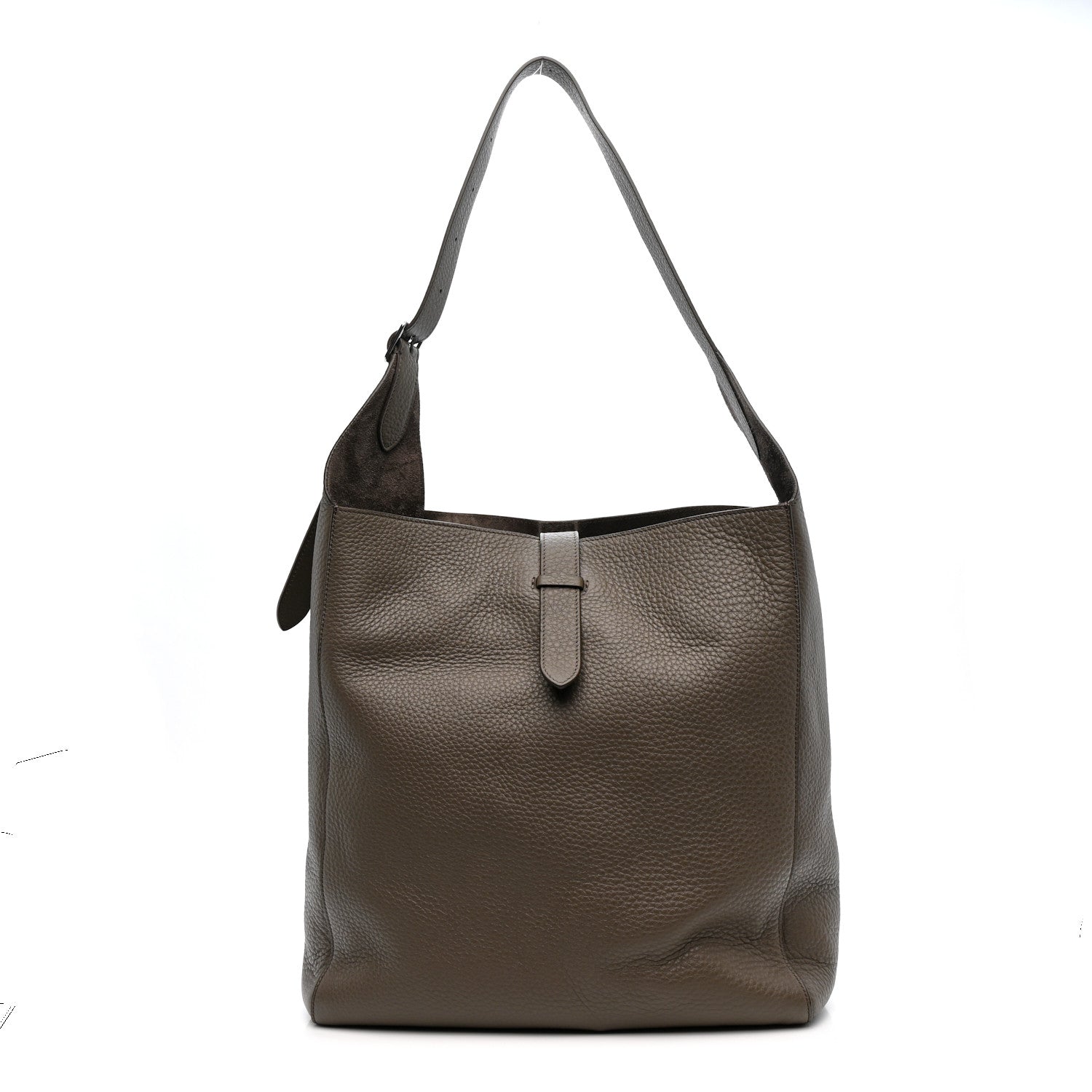 The Row Grained Calfskin Blake Hobo Elephant 1 of 15