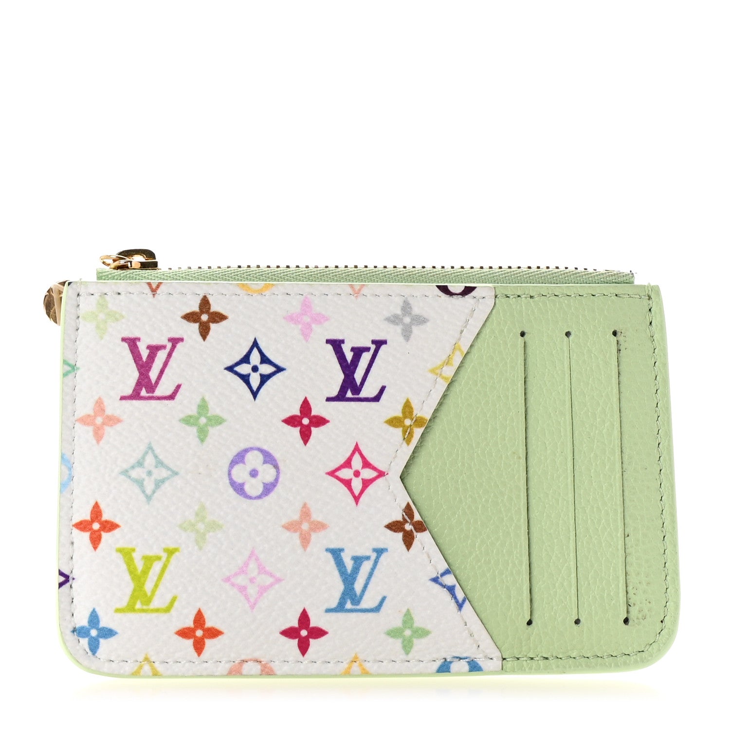 Louis Vuitton LV X TM Monogram Romy Card Holder Green Tea 1677059
