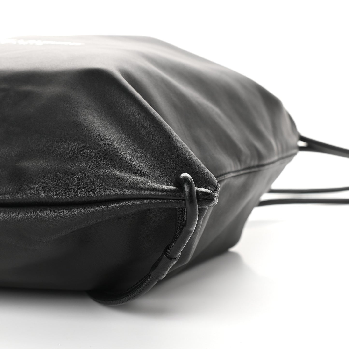 Lambskin Teddy Drawstring Backpack