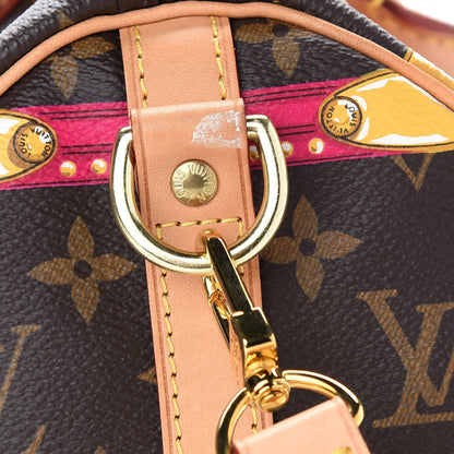 Louis Vuitton Monogram Summer Trunks Speedy Bandouliere 30 8 of 10